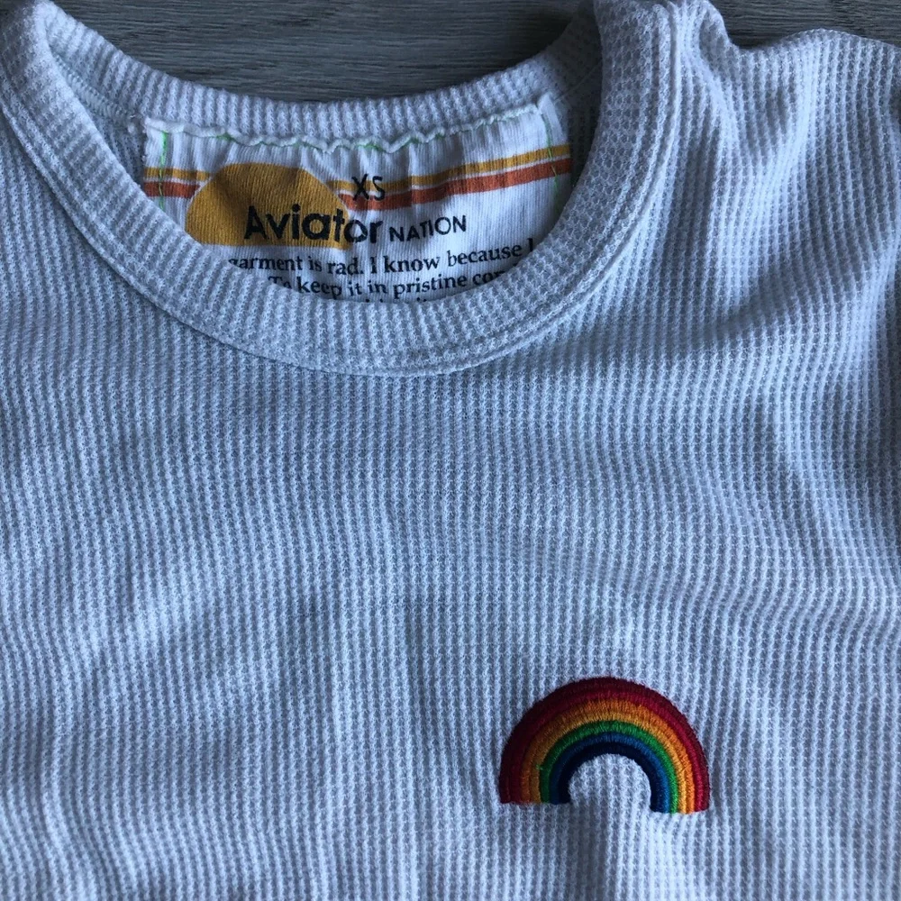 Aviation Nation Rainbow Embroidered Set - Picture 3 of 4